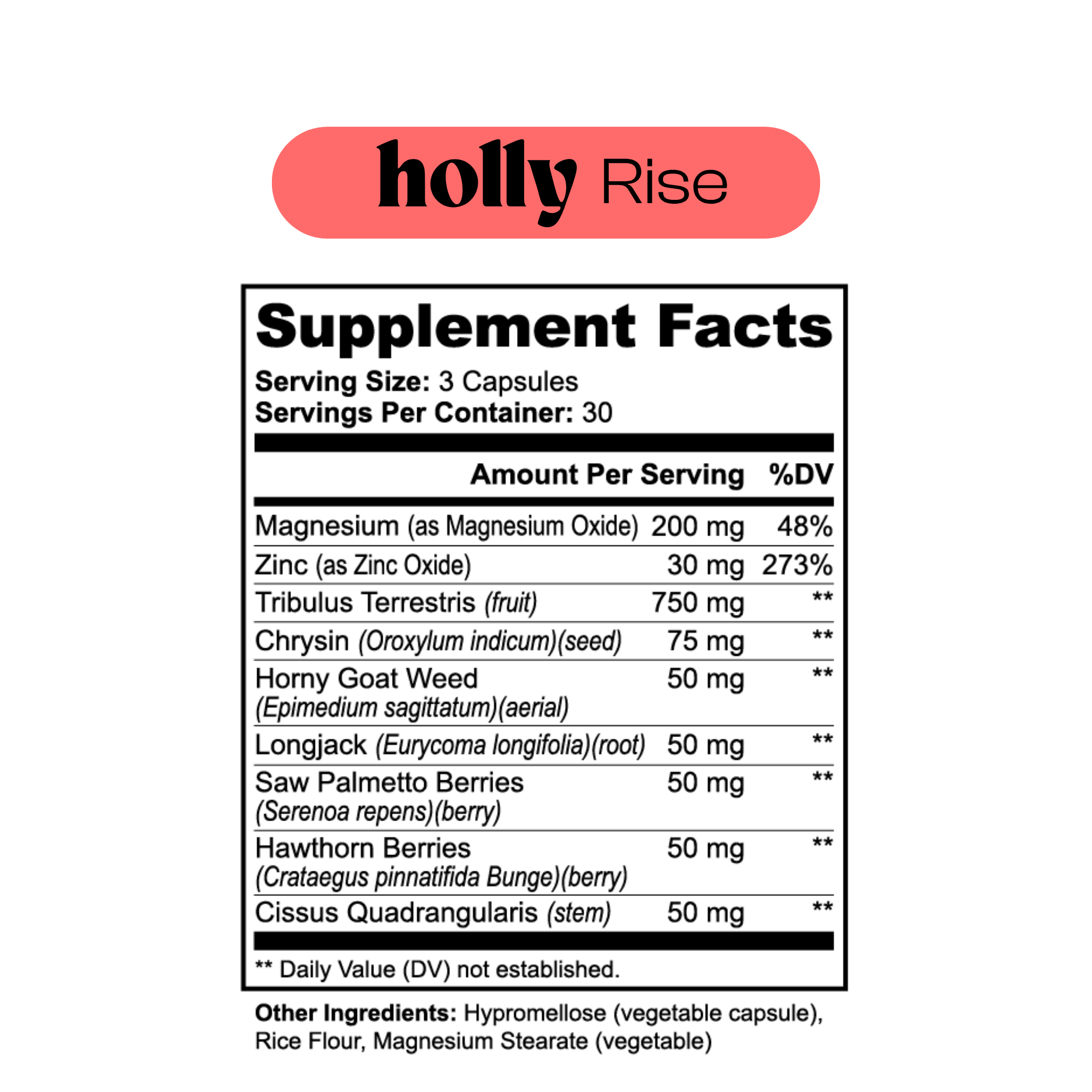 holly rise men libido capsules