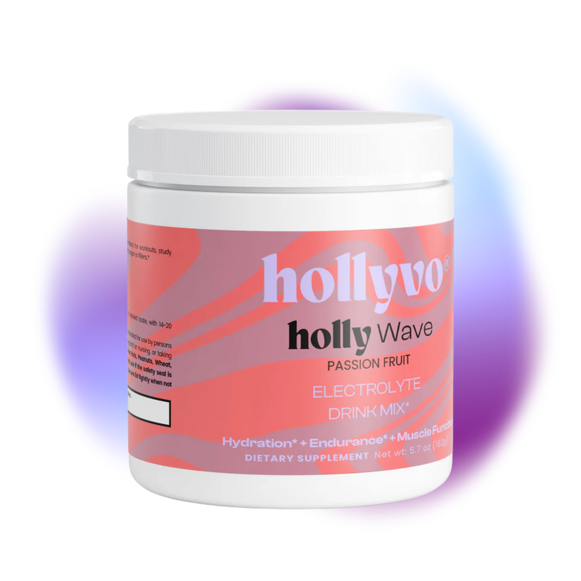 holly wave hydration powder passion fruit