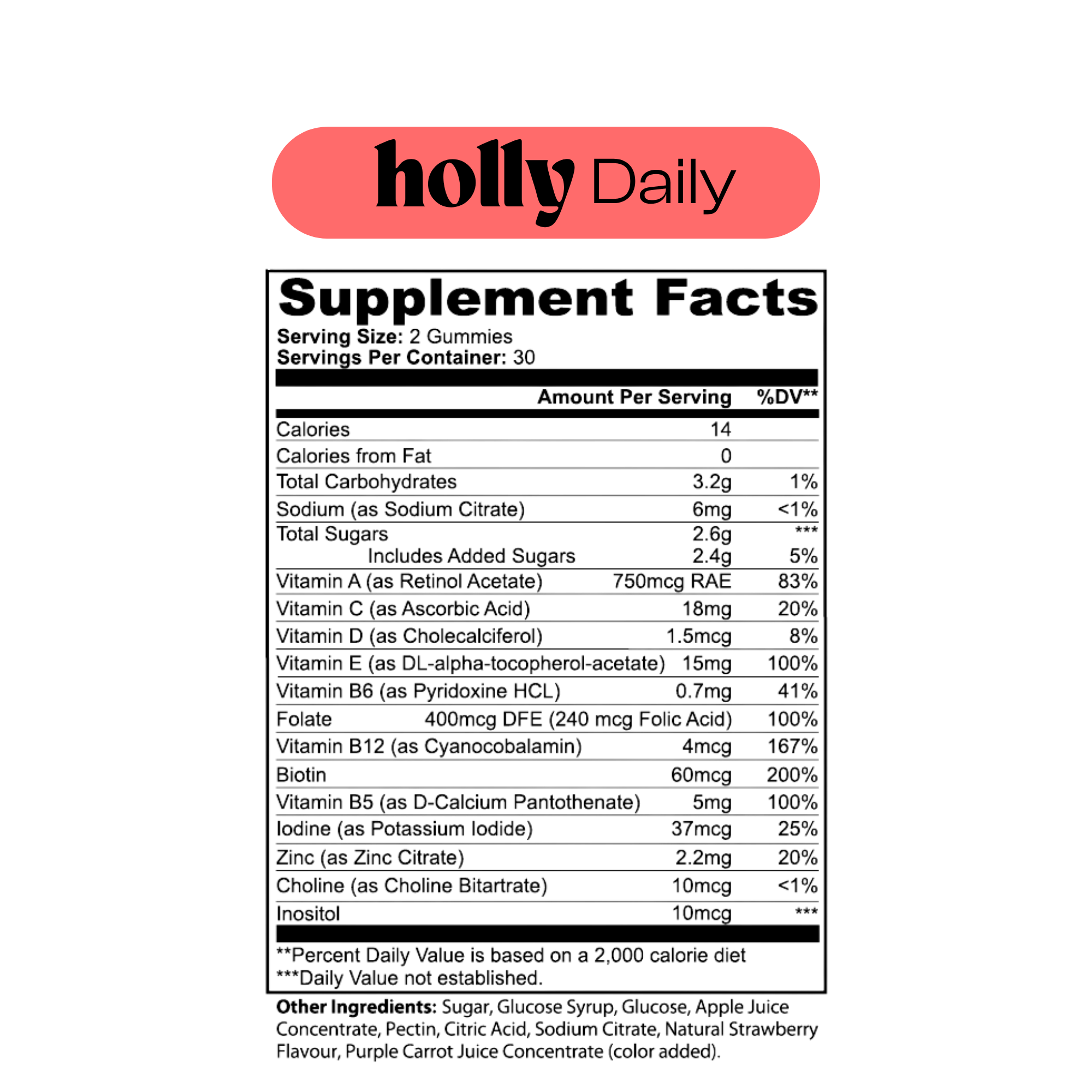holly day'n'nite gummy stack